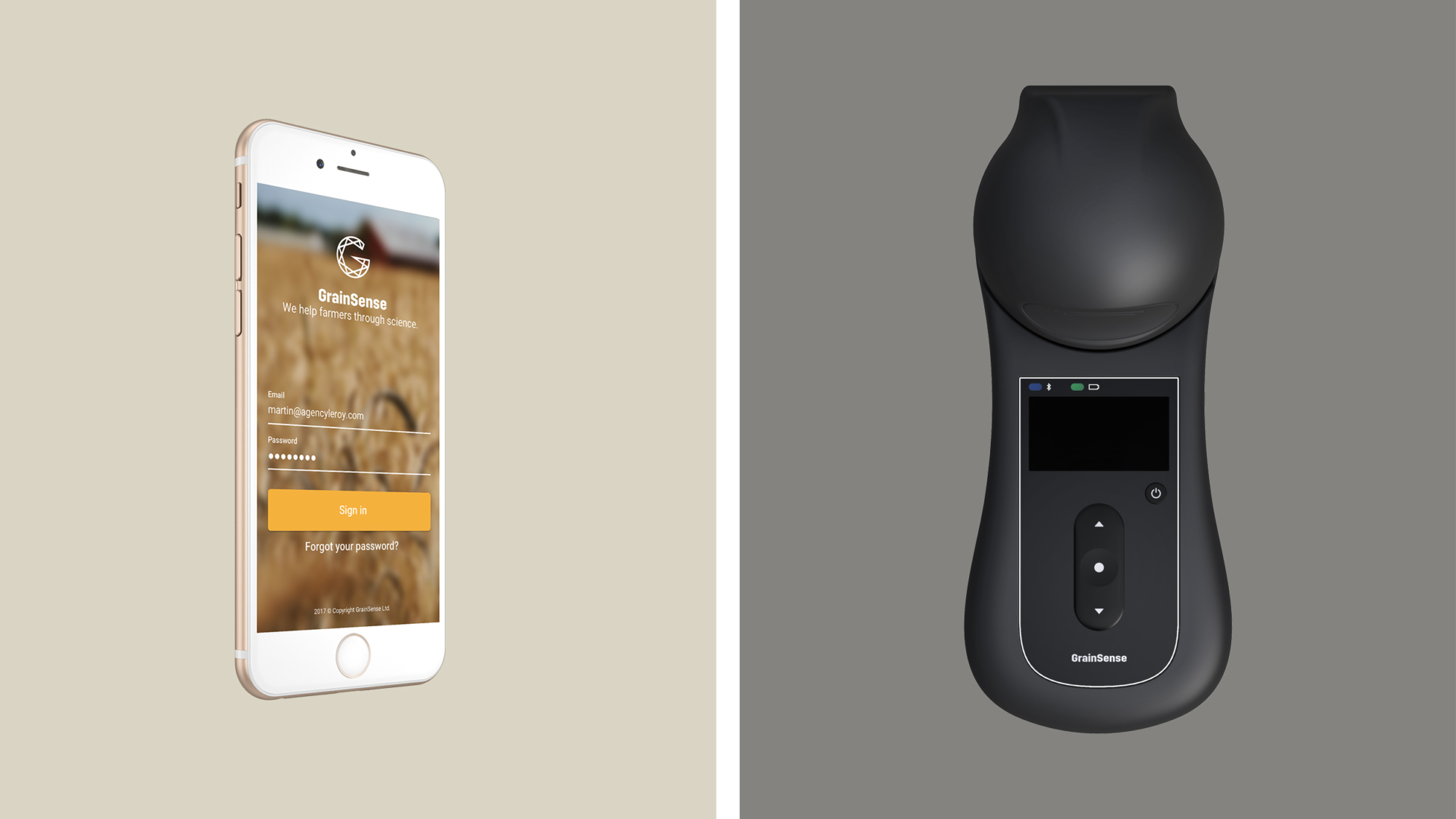 Grainsense | App and Device Grainsense | App and Device