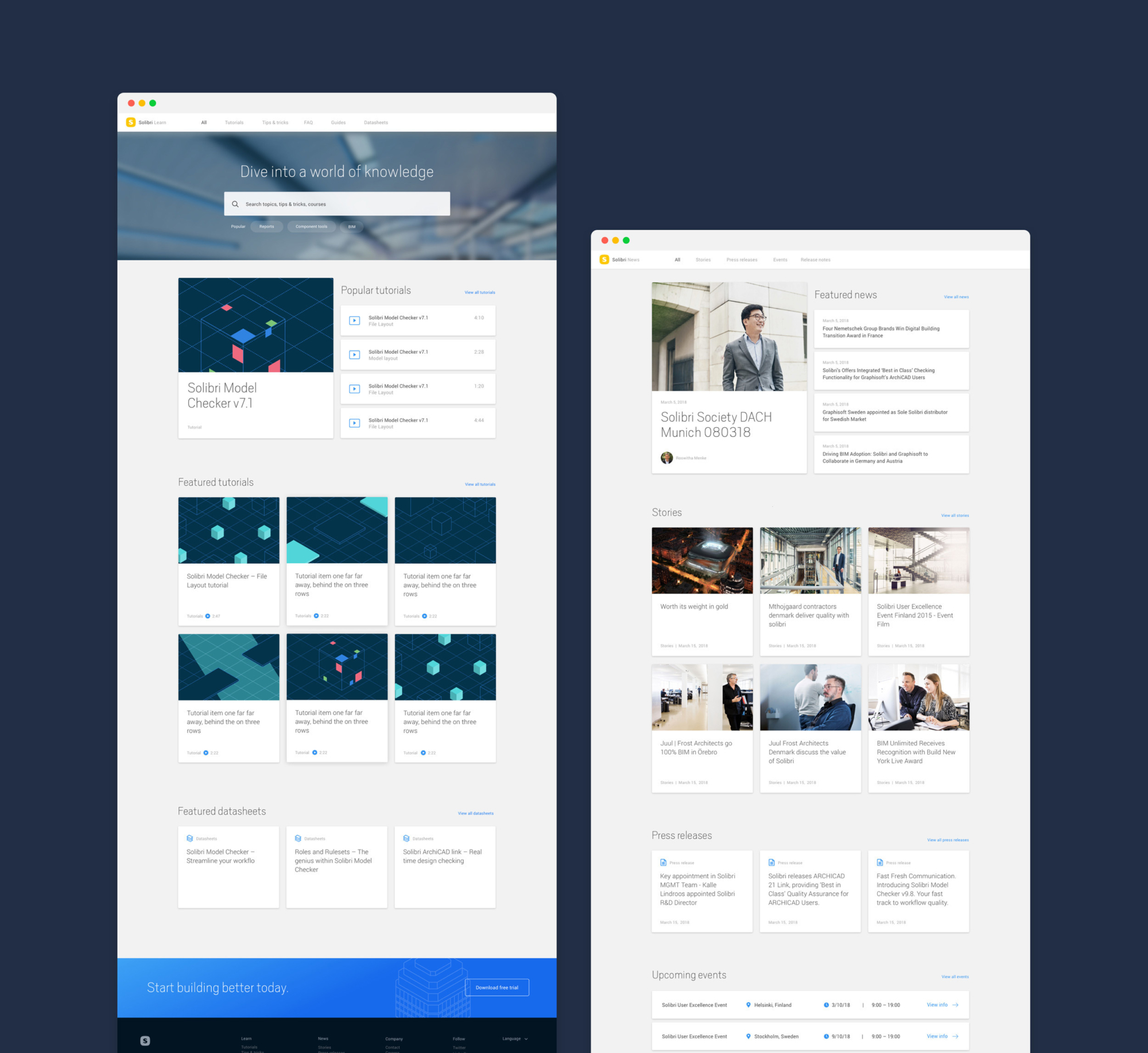 Agency Leroy Case Solibri - screen dumps of mobile application Agency Leroy Case Solibri - screen dumps of mobile application