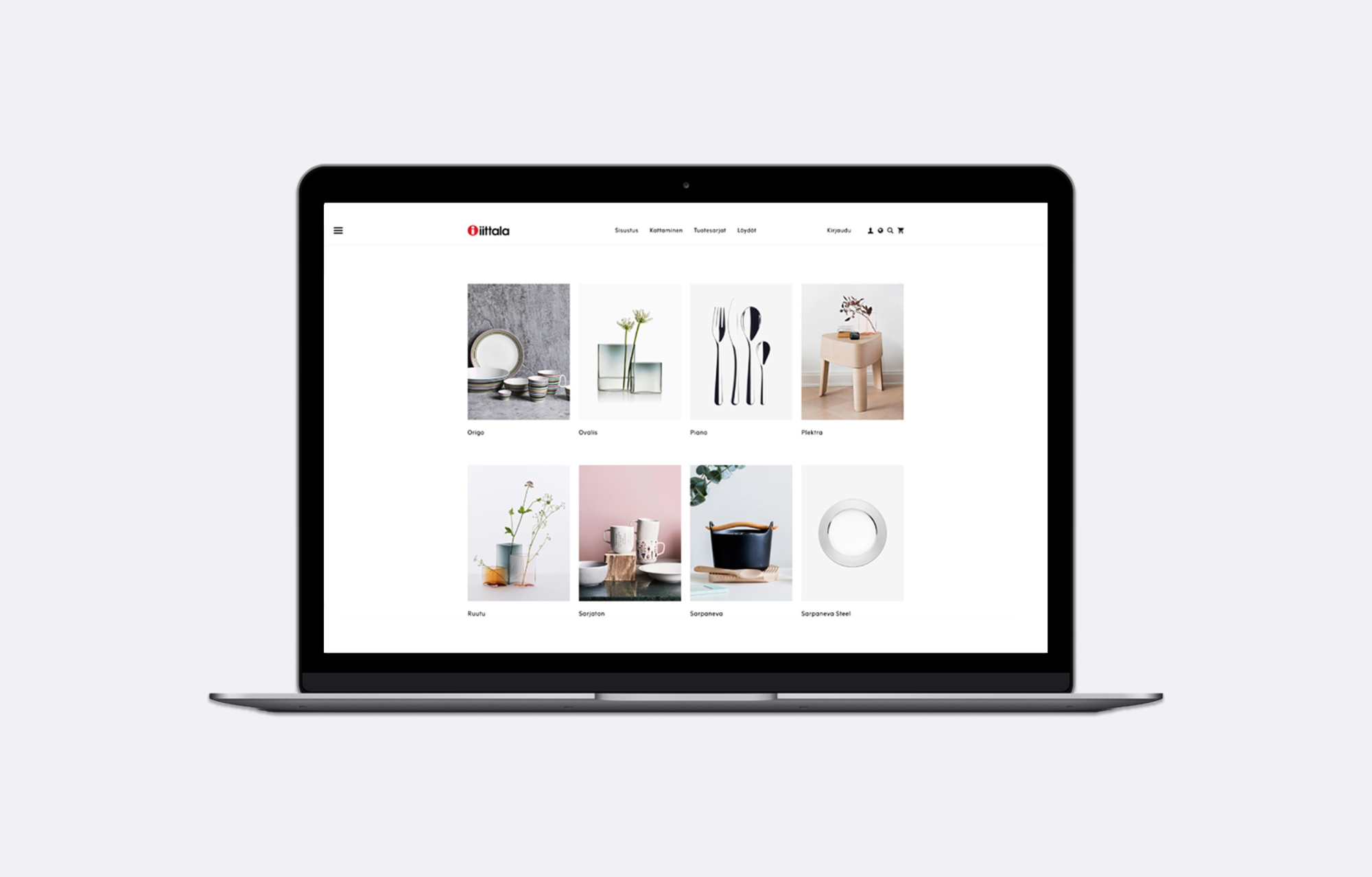 Iittala | Website showcased on Laptop Iittala | Website showcased on Laptop