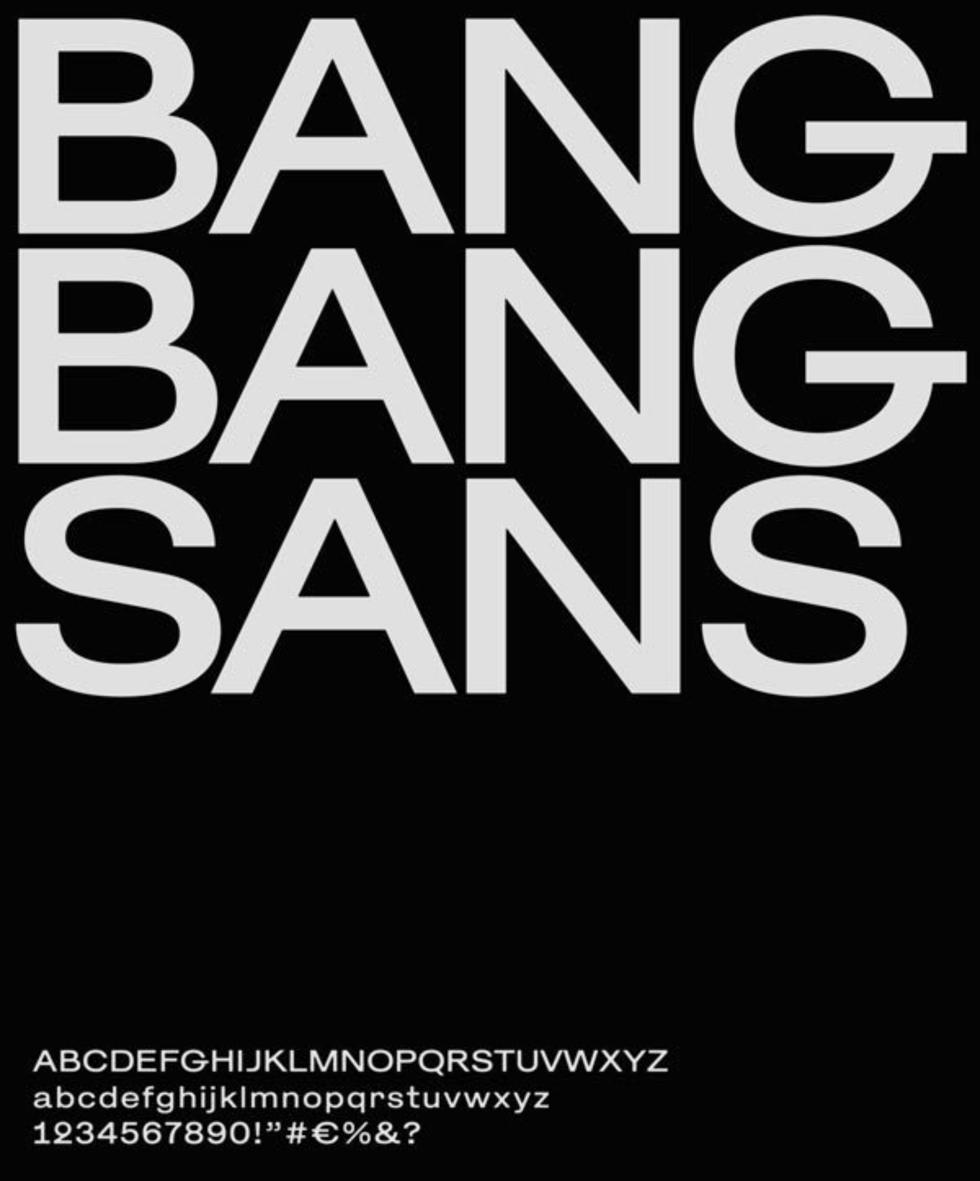 Agency Leroy Bang Bang Sans Agency Leroy Bang Bang Sans