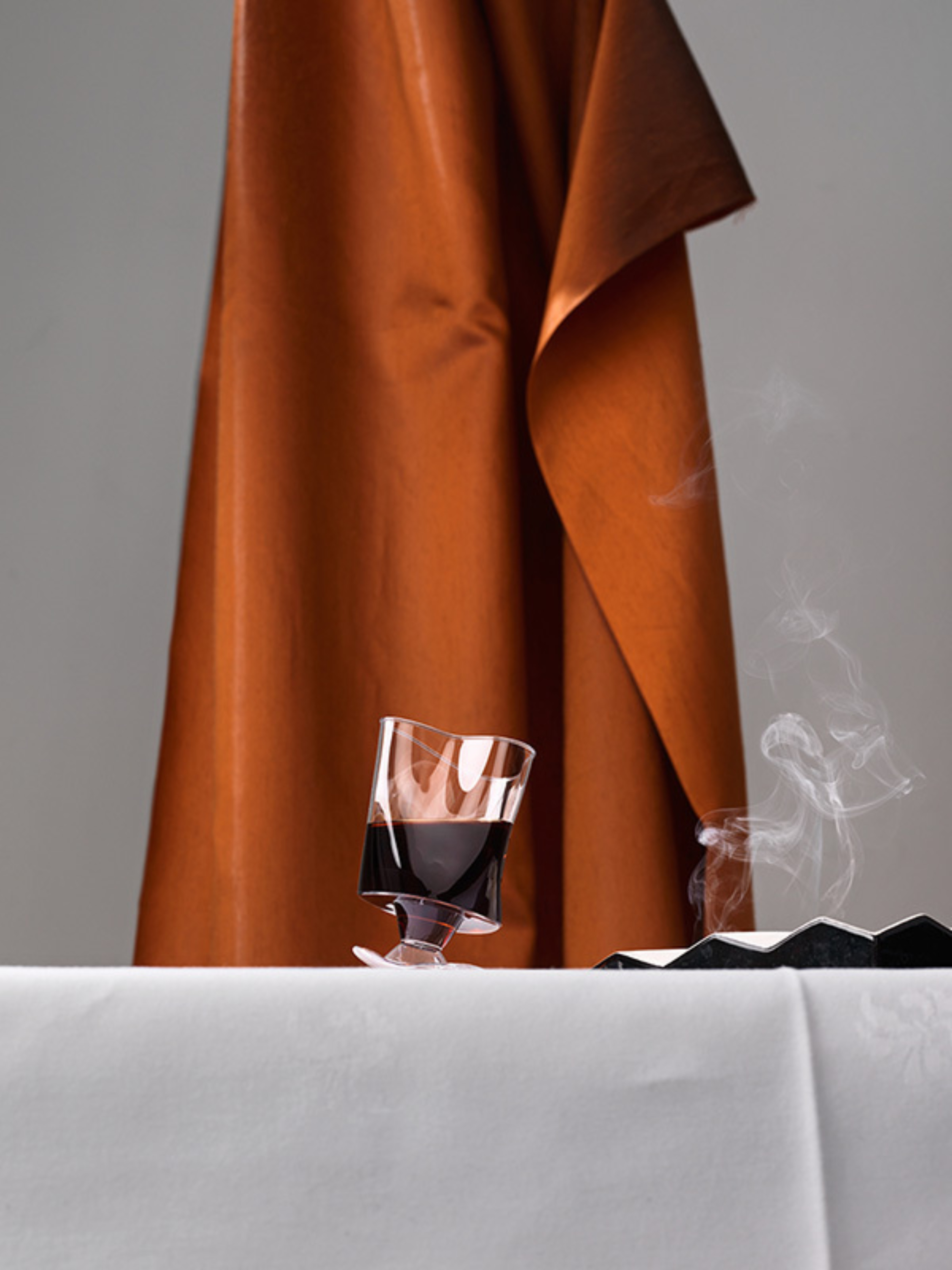 Agency Leroy Leon Magazine Issue 1 - Wine and Cigarette on Table Agency Leroy Leon Magazine Issue 1 - Wine and Cigarette on Table